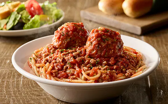 Olive Garden Spaghetti & Meatballs