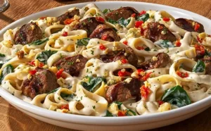 Steak Corgonzola Alfredo