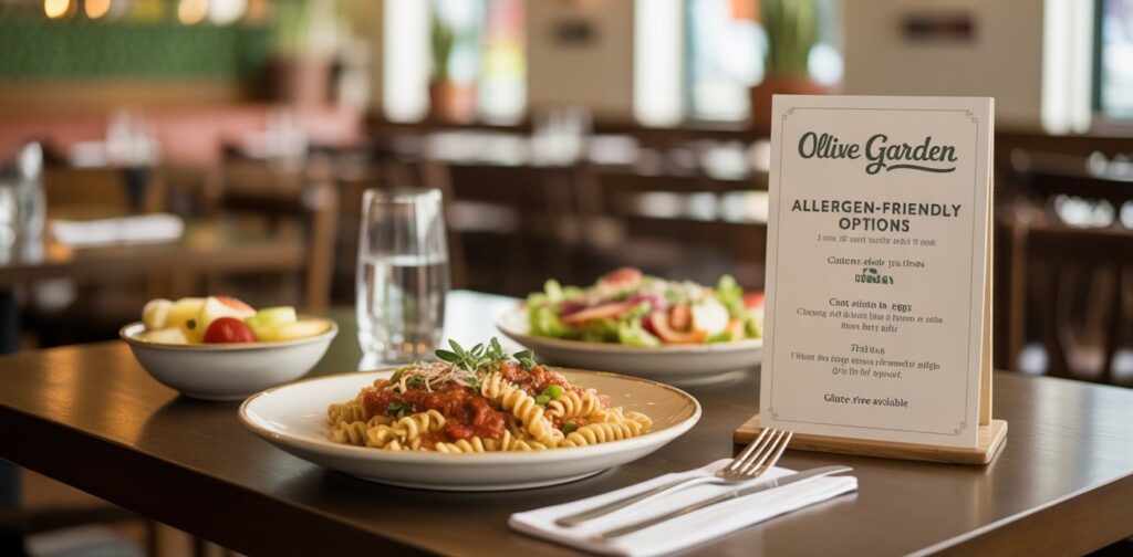 olive garden allergen menu